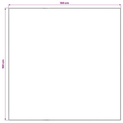 Vloerkleed ORIZ Meerkleurig 160 x 160 cm 100% polyester