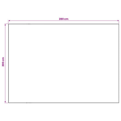Vloerkleed ORIZ Rood 200 x 280 cm 100% polyester