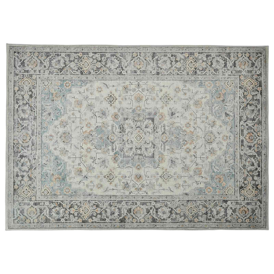 Vloerkleed ORIZ Crèmekleurig 140 x 200 cm 100% polyester