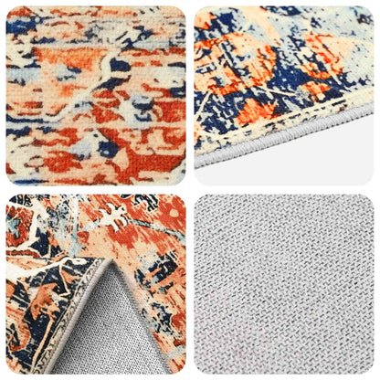 Vloerkleed ORIZ Oranje 240 x 240 cm 100% polyester