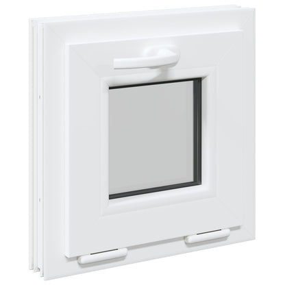 Kantel kelderraam RISOR 40 x 40 cm PVC en helder glas