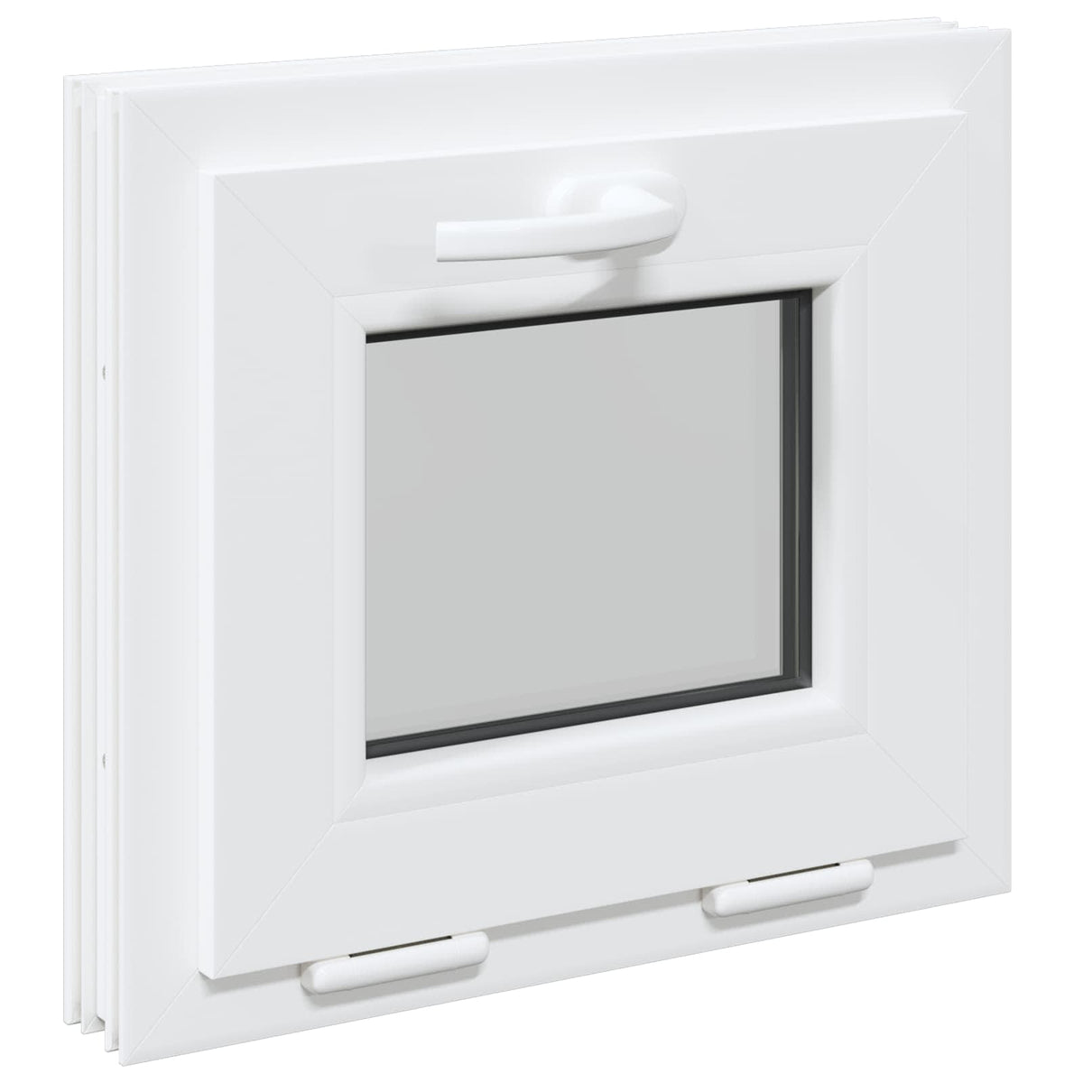 Kantel kelderraam RISOR 45 x 40 cm PVC en helder glas