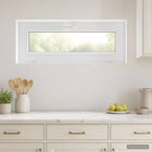 Kelderraam 105x40 cm PVC wit