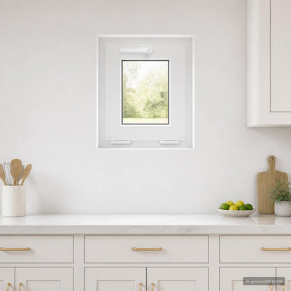 Kantel kelderraam RISOR 40 x 45 cm PVC en helder glas
