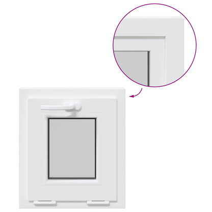 Kantel kelderraam RISOR 40 x 45 cm PVC en helder glas