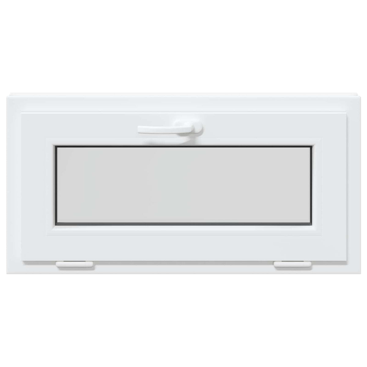 Kantel kelderraam RISOR 75 x 45 cm PVC en helder glas