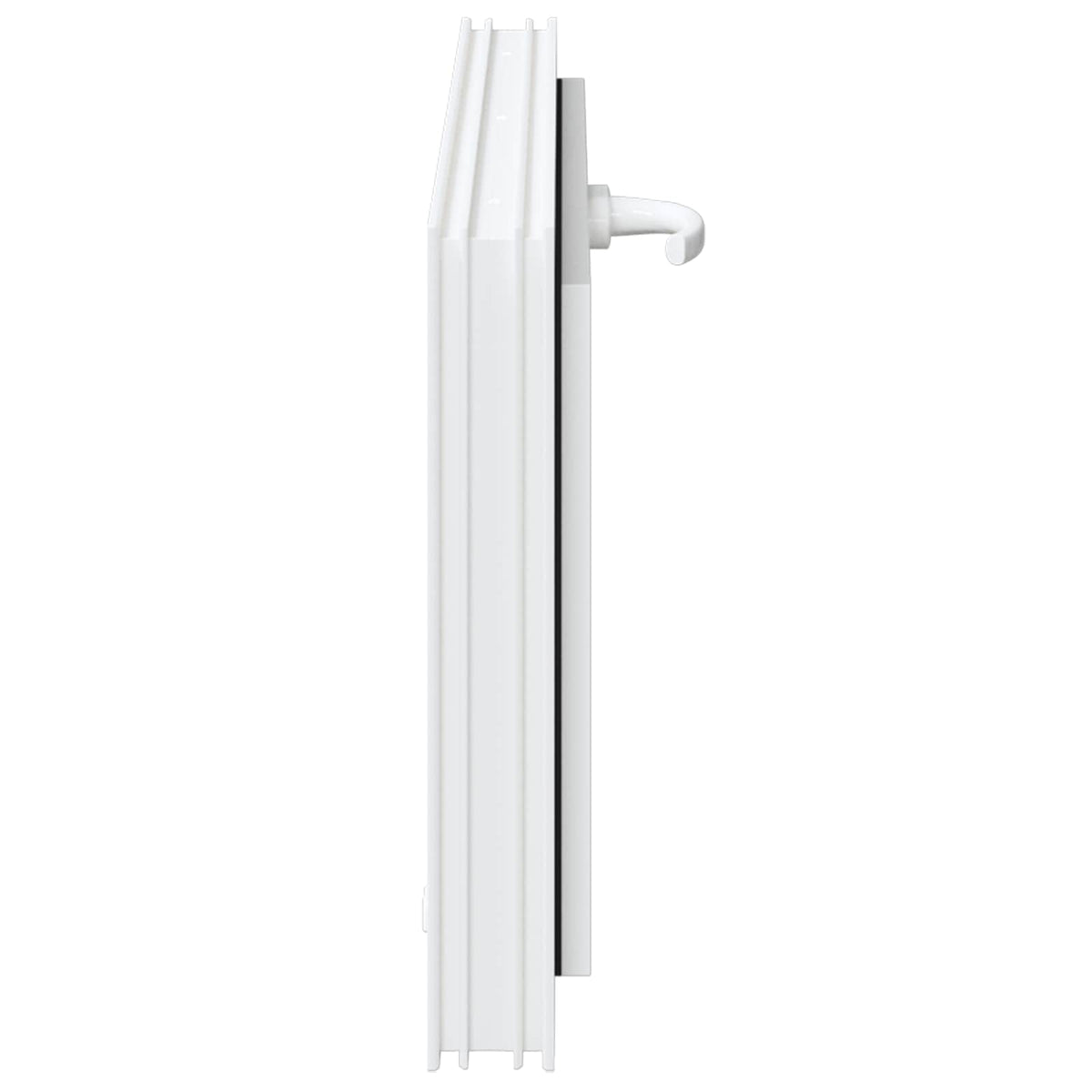 Kantel kelderraam RISOR 85 x 45 cm PVC en helder glas