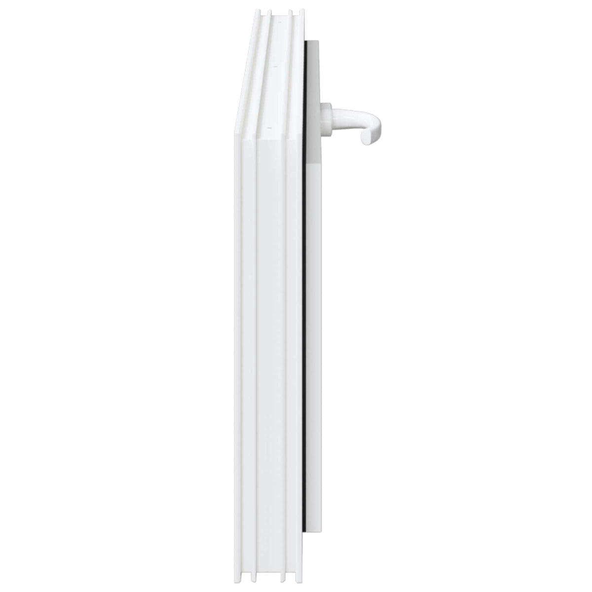 Kantel kelderraam RISOR 90 x 45 cm PVC en helder glas