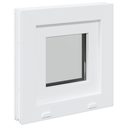 Kantel kelderraam RISOR 40 x 40 cm PVC en helder glas