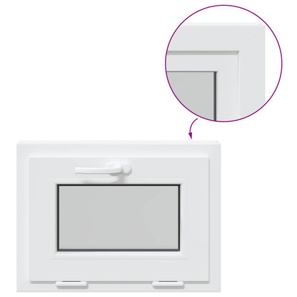 Kantel kelderraam RISOR 50 x 40 cm PVC en helder glas