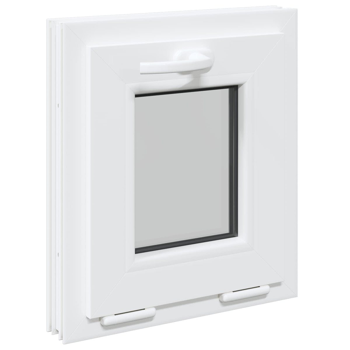 Kantel kelderraam RISOR 40 x 45 cm PVC en helder glas