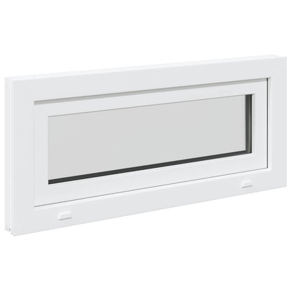 Kantel kelderraam RISOR 90 x 45 cm PVC en helder glas