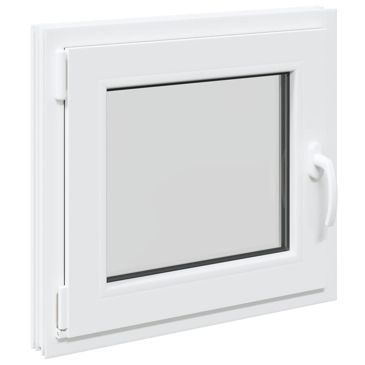 Kelderraam RISOR 55 x 50 cm PVC en glas