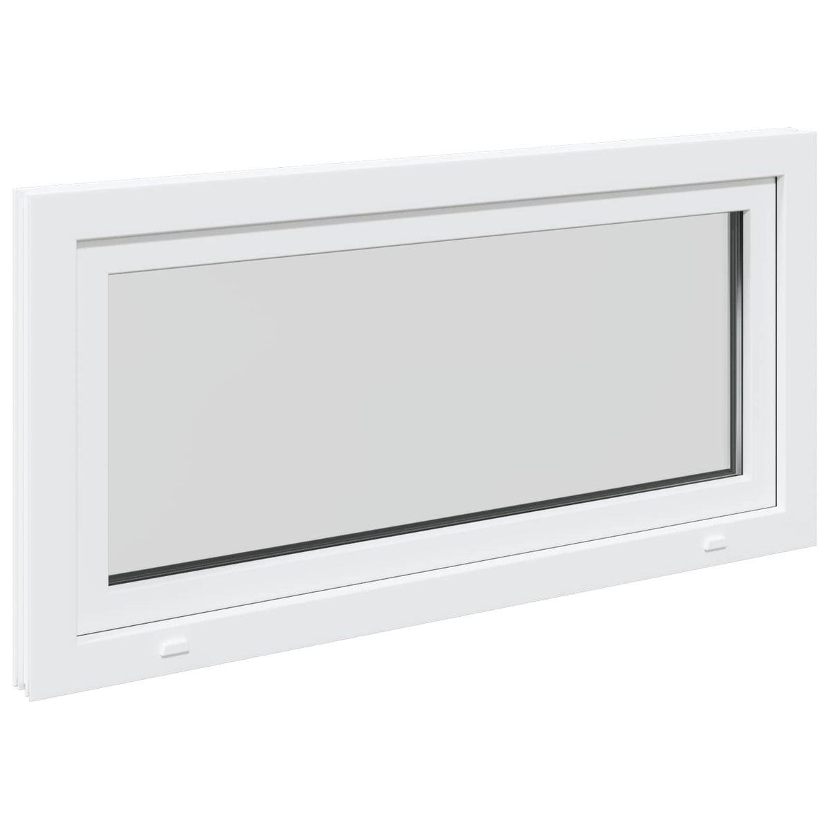 Kelderraam RISOR 120 x 50 cm PVC en glas