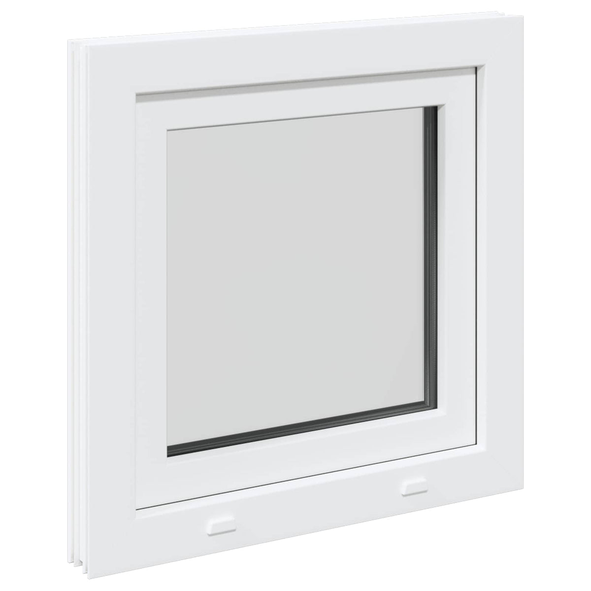 Kelderraam RISOR 55 x 55 cm PVC en glas