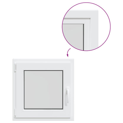 Kelderraam RISOR 55 x 55 cm PVC en glas