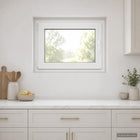 Kelderraam 80x55 cm PVC wit