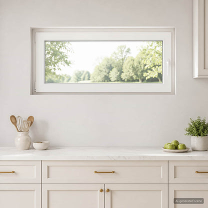 Kelderraam RISOR 110 x 55 cm PVC en glas
