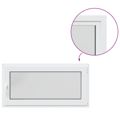 Kelderraam RISOR 50 x 55 cm PVC en glas