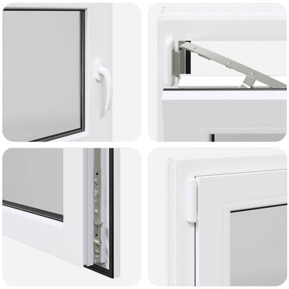Kelderraam RISOR 50 x 55 cm PVC en glas