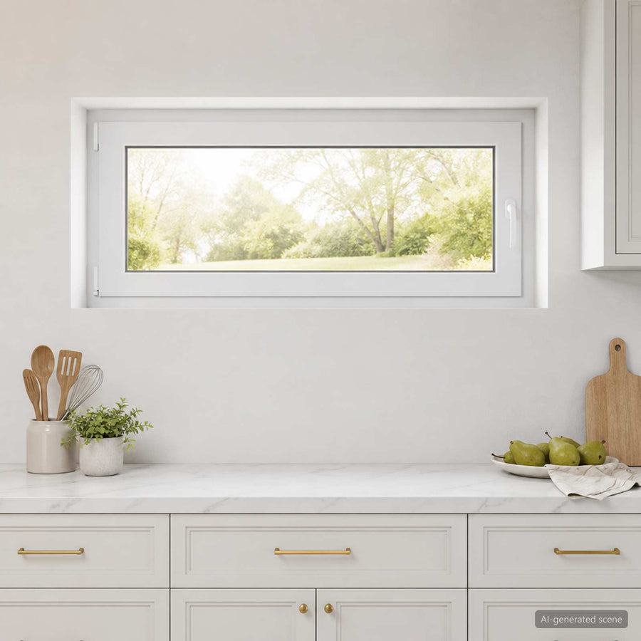Kelderraam RISOR 50 x 55 cm PVC en glas