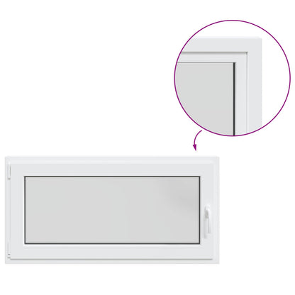 Kelderraam RISOR 50 x 55 cm PVC en glas