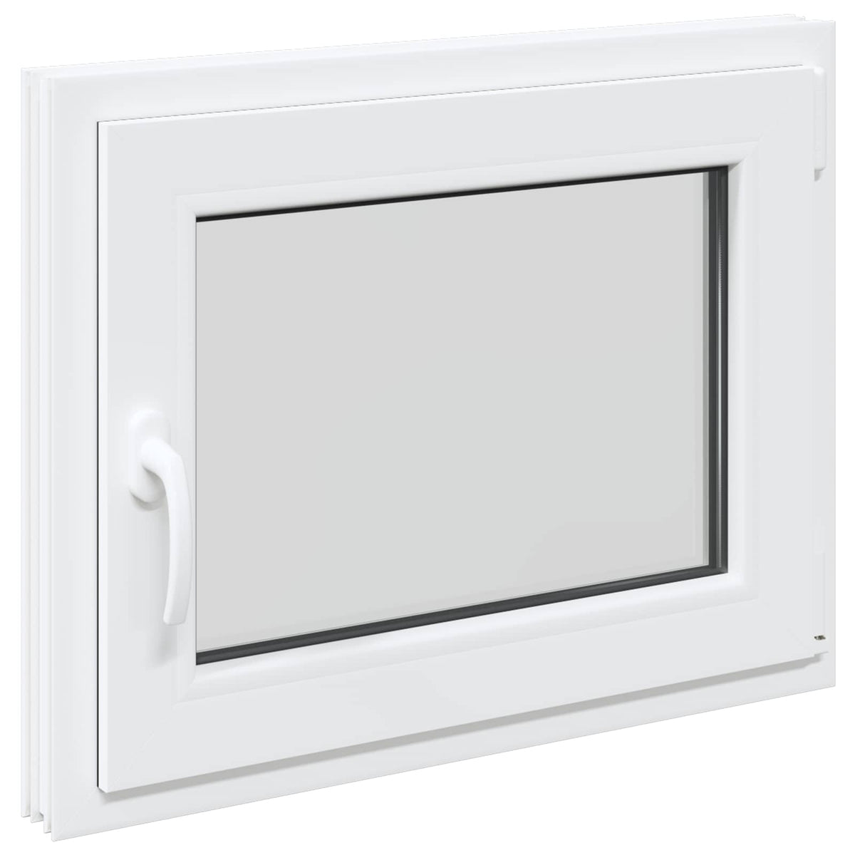 Kelderraam RISOR 70 x 60 cm PVC en glas