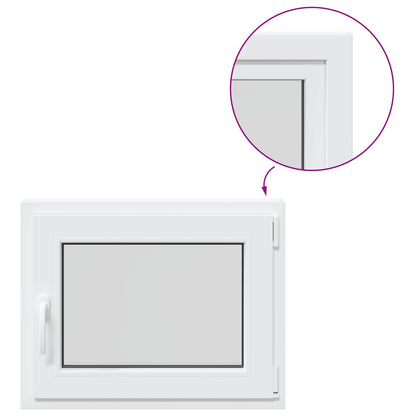 Kelderraam RISOR 70 x 60 cm PVC en glas