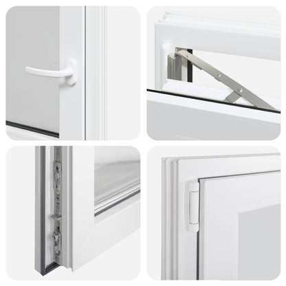 Kelderraam RISOR 70 x 60 cm PVC en glas