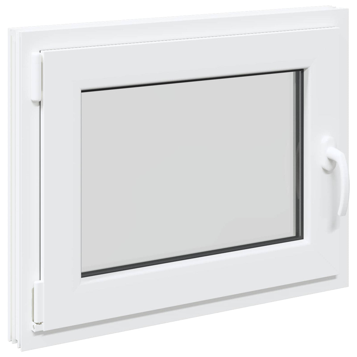 Kelderraam RISOR 70 x 60 cm PVC en glas