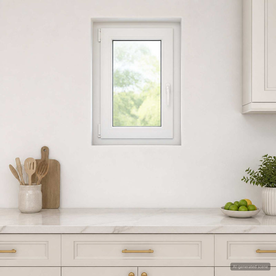 Kelderraam RISOR 40 x 70 cm PVC en glas