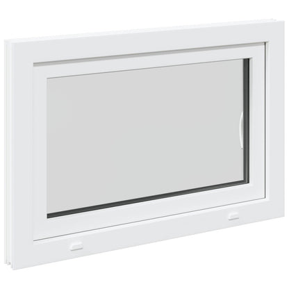 Kelderraam RISOR 95 x 50 cm PVC en glas