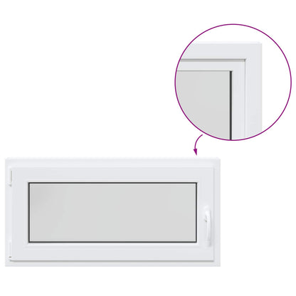 Kelderraam RISOR 50 x 55 cm PVC en glas