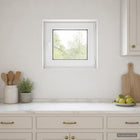 Kelderraam RISOR 60x55 cm wit PVC glas