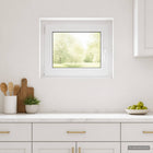 Kelderraam 50x55 cm PVC glas wit