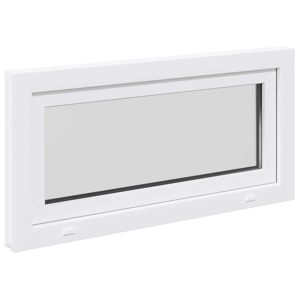 Kelderraam RISOR 50 x 55 cm PVC en glas