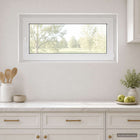 Kelderraam 50x55 cm PVC glas wit