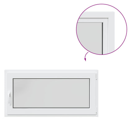 Kelderraam RISOR 50 x 55 cm PVC en glas