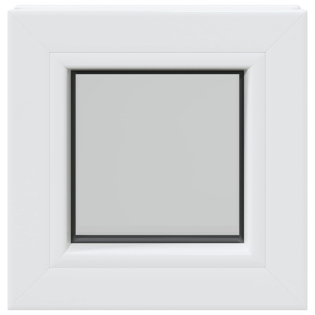 Kelderraam RISOR 30 x 30 cm PVC en glas