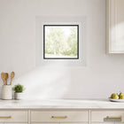 Kelderraam 35x35 cm PVC wit