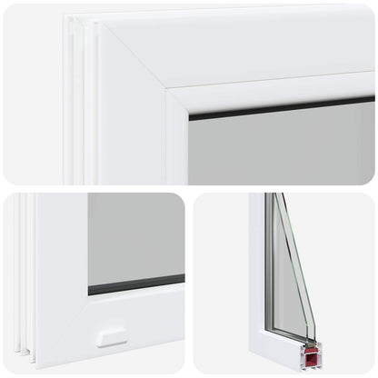 Kelderraam interne kleur wit RISOR 35 x 70 cm