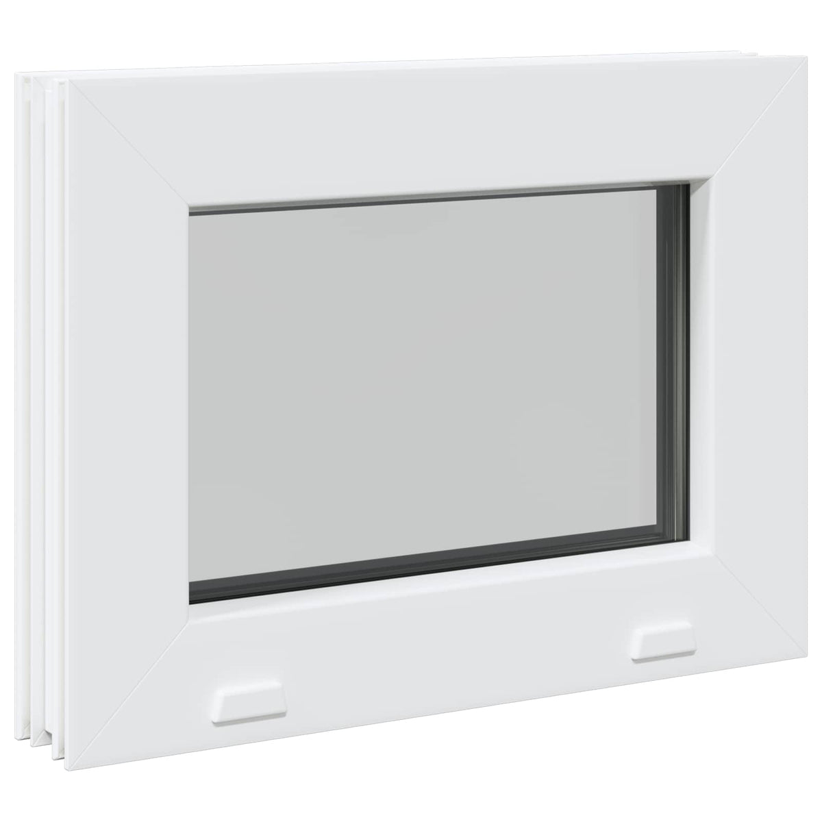 Kelderraam RISOR 40 x 35 cm PVC en glas