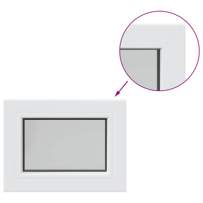 Kelderraam RISOR 40 x 35 cm PVC en glas