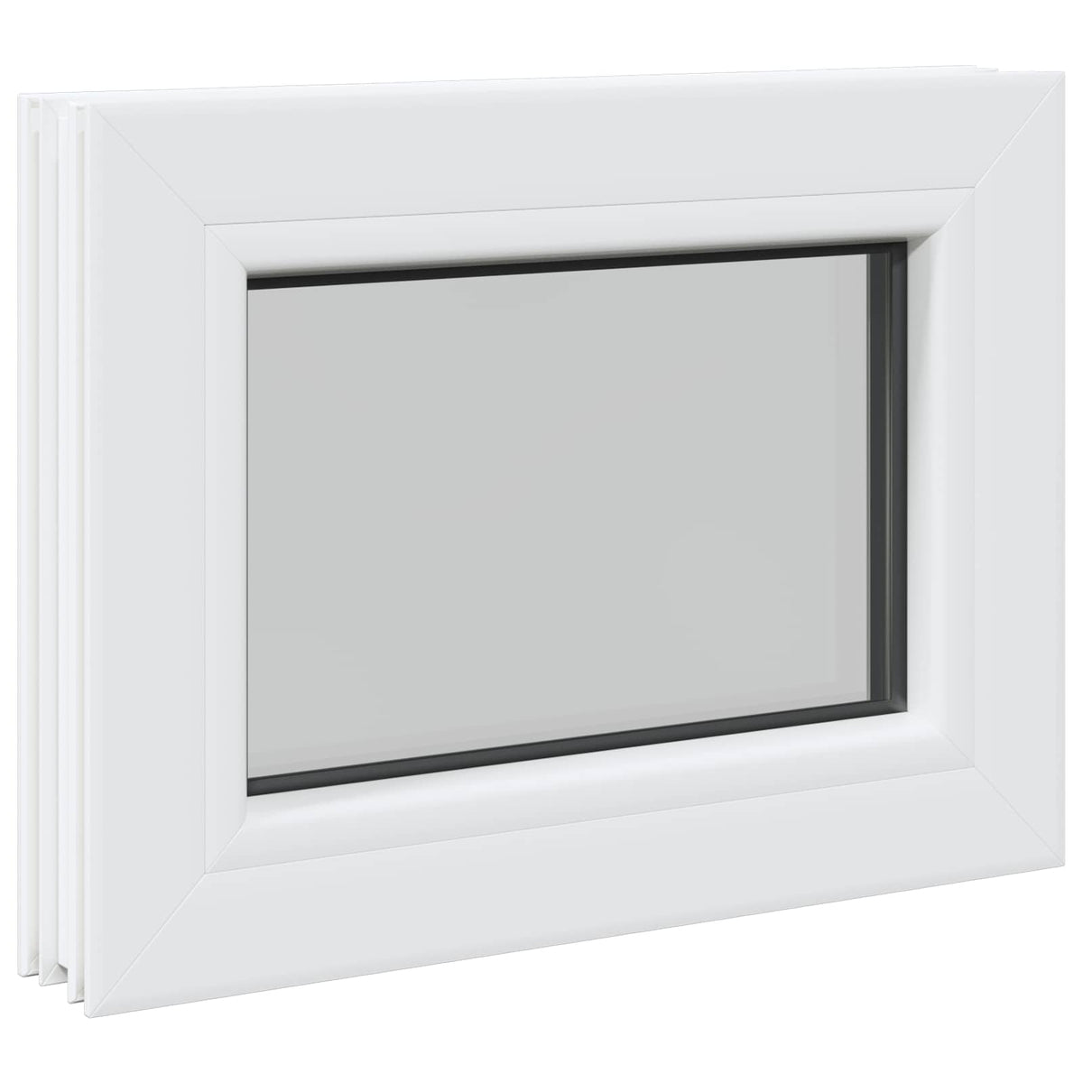 Kelderraam RISOR 50 x 35 cm PVC en glas