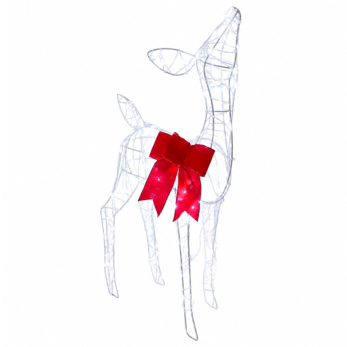 Kerst led-rendierfamilie 700 LED's Wit 70 x 26 x 128 cm