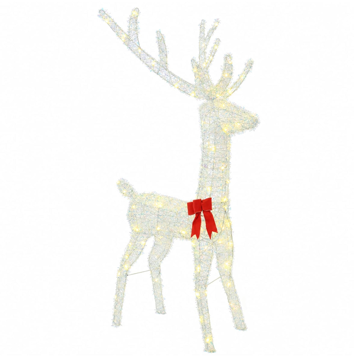 Kerst led-rendierfamilie 300 LED's Warmwit 70 x 26 x 128 cm