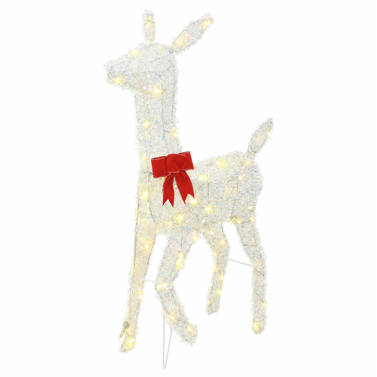 Kerst led-rendierfamilie 300 LED's Warmwit 70 x 26 x 128 cm
