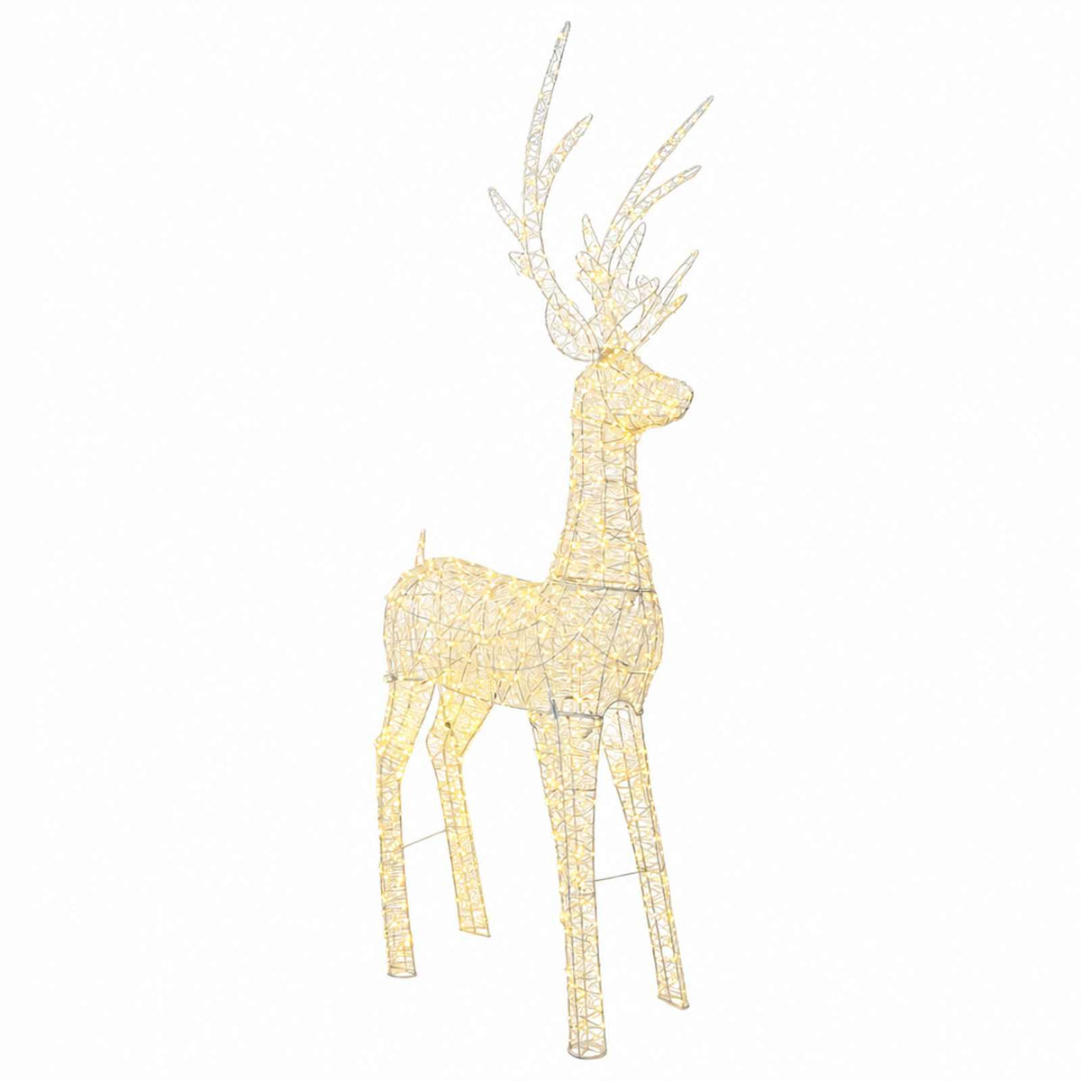 Led-kerstverlichting rendier 1000 LED's Warmwit
