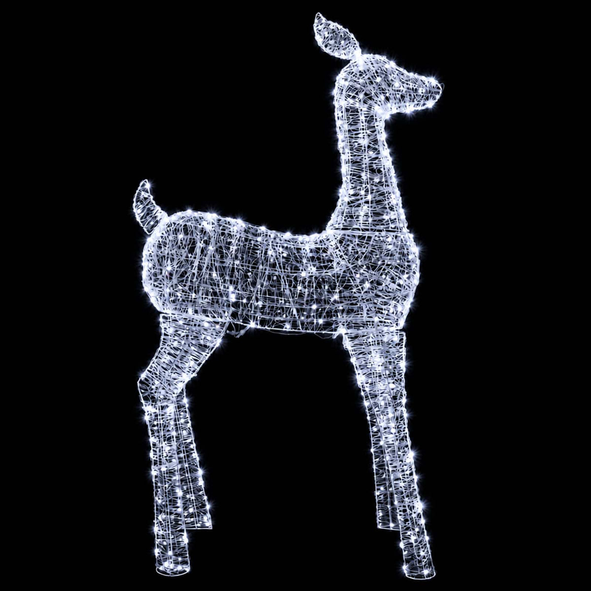 Led-kerstverlichting rendier LOVIISA 900 LED's Wit