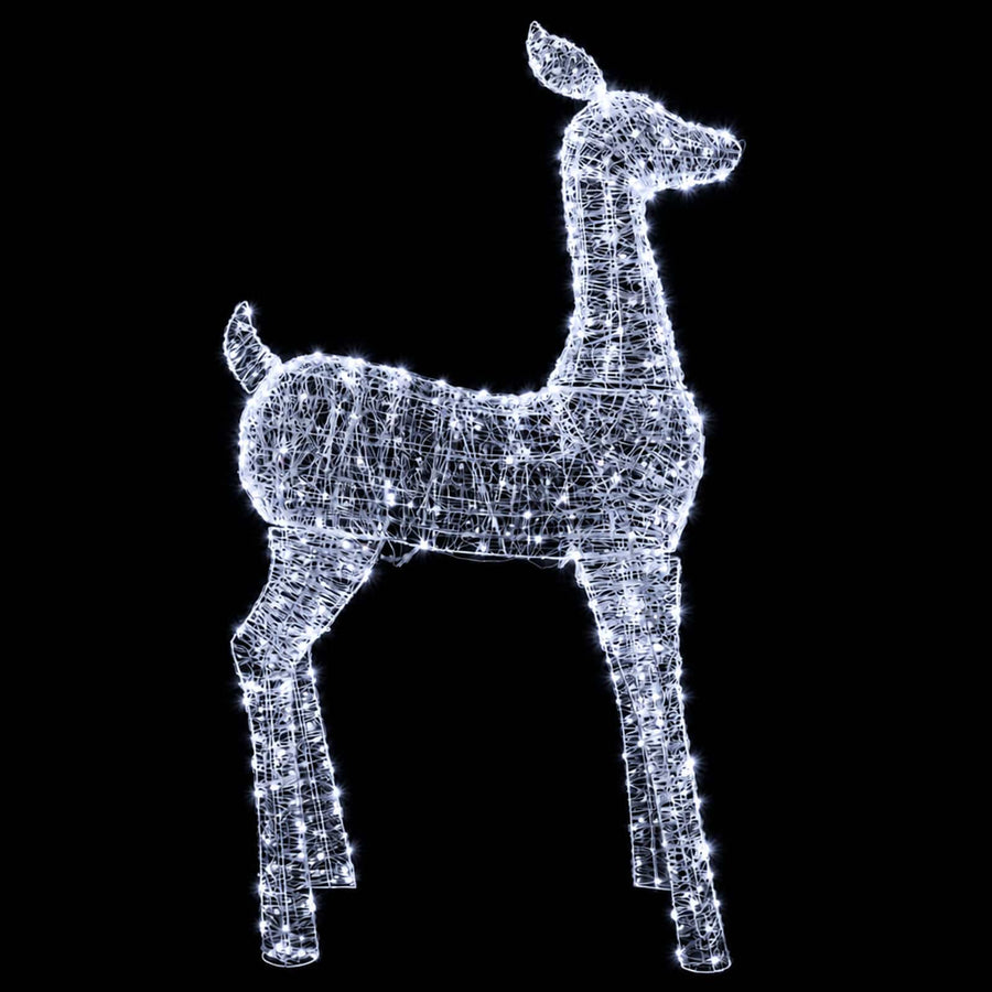 Led-kerstverlichting rendier LOVIISA 900 LED's Wit